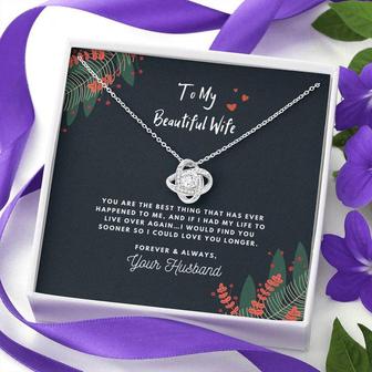 Forever & Always - Love Knot Necklace - Thegiftio UK
