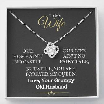 Forever My Queen - Love Knot Necklace For Wife - Thegiftio UK