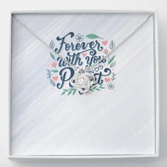 Forever With You Sounds Perfect - Love Knot Necklace - Thegiftio UK