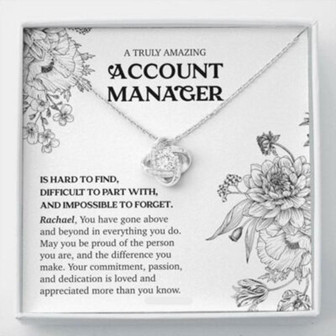 Friend Necklace, Account Manager Necklace, Gift For Account Manager, Account Manager Gift - Thegiftio UK