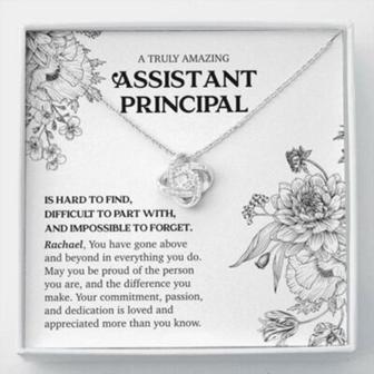 Friend Necklace, Assistant Principal Necklace, Gifts For Assistant Principal, Assistant Principal Appreciation Gift - Thegiftio UK