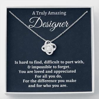 Friend Necklace, Designer Gift, Appreciation Gift For A Designer, Necklace Gift For Women - Thegiftio UK