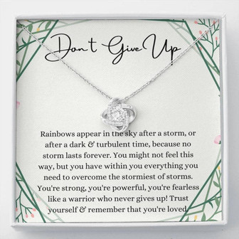 Friend Necklace, Encouragement Gift, Sympathy Gift Necklace, Uplifting Gifts : Illness, Cancer Chemo Sickness Miscarriage - Thegiftio UK