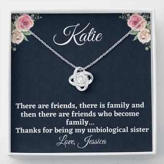 Friend Necklace, Gift For Best Friend, Personalized Necklace, Unbiological Sister Gift, Gift For Your Bff, Sister Gift - Thegiftio UK