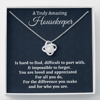 Friend Necklace, Housekeeper Gift, Appreciation Gift For A Housekeeper, Necklace Gift For Women - Thegiftio UK
