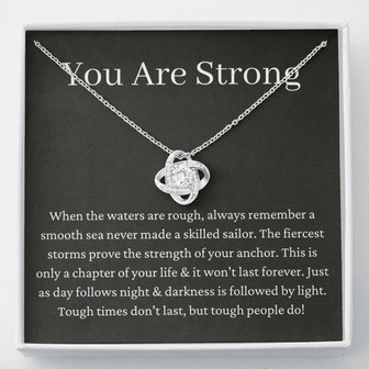 Friend Necklace, Inspirational Gift, Illness Get Well, Aa Gifts, Break Up Gift, Encouragement Gift, Divorce Gift, Cheer Up Gift, Anxiety - Thegiftio UK