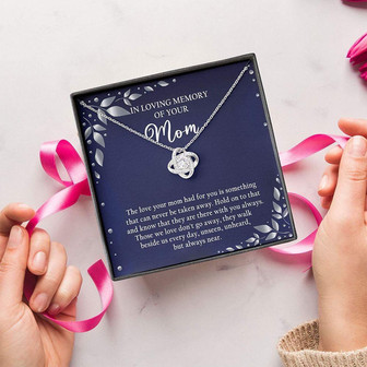 Friend Necklace, Loss Of Mother , Mom Remembrance Gift , Memorials Necklace With Gift Box - Thegiftio UK