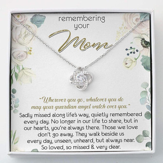 Friend Necklace, Memorial Necklace , Loss Of Mother Memorial Gift , Necklace With Gift Box - Thegiftio UK