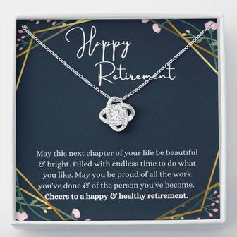 Friend Necklace, Retirement Gifts For Women, Teacher Retirement Gift, Retirement Necklace For Coworker Retirement Gift For Navy - Thegiftio UK