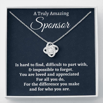 Friend Necklace, Sponsor Gift, Appreciation Gift For A Sponsor, Necklace Gift For Women - Thegiftio UK