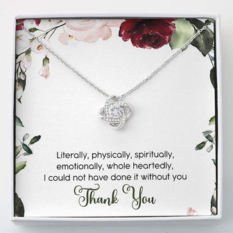 Friend Necklace, Thank You Gifts , Eternity Necklace , Necklace With Gift Box For Birthday Christmas - Thegiftio UK