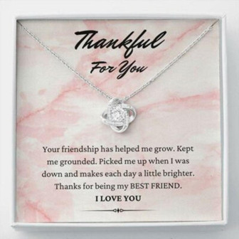 Friend Necklace, Thankful For You Necklace, Miss Best Friend, Friendship, Best Friend, Soul Sister Gift - Thegiftio UK