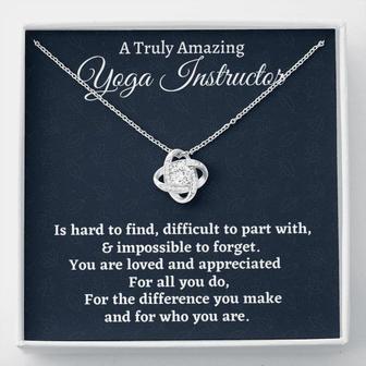 Friend Necklace, Yoga Instructor Gift, Appreciation Gift For A Yoga Instructor, Necklace Gift For Women - Thegiftio UK