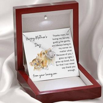 From Your Loving Son Mother's Day Love Knot Necklace - Thegiftio UK