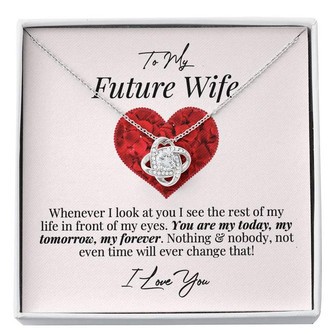 Future Wife Love Knot Necklace - Thegiftio UK