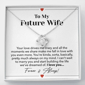 Future Wife Love Knot Necklace - Thegiftio UK