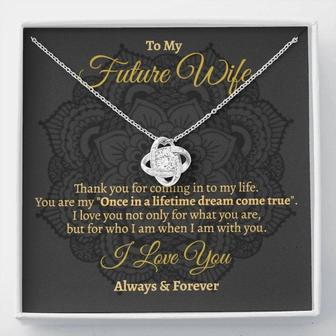 Future Wife Necklace, Fiance Gift For Her, Fiance Necklace Gift For Her, Gift To Fiance On Engagement, Future Wife Gift - Thegiftio UK