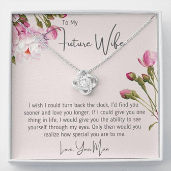 Future Wife Necklace, Future Wife Gift, Engagement Gift For Her, Future Wife Birthday Necklace Gift, Gift From Future Husband - Thegiftio UK