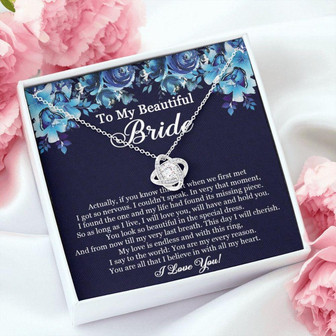 Future Wife Necklace, Gift For Bride From Groom, Bride Wedding Gift From Husband, Groom To Bride Necklace For Wedding Day From Groom - Thegiftio