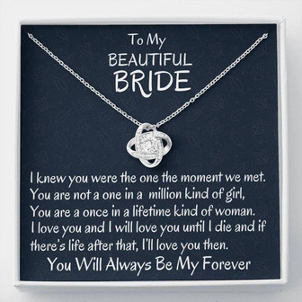Future Wife Necklace, To My Bride Necklace, Wedding Day Gift For Bride From Groom, Gift For Wife To Be - Thegiftio UK
