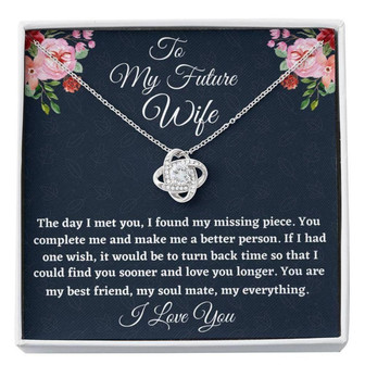 Future Wife Necklace, To My Future Wife Necklace Gift, Necklace For Her Anniversary, Gift For Engaged - Thegiftio UK