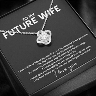 Future Wife Necklace, To My Future Wife Necklace Future Wife Gifts Necklace Future Wife Gifts Fiancee Gifts - Thegiftio UK