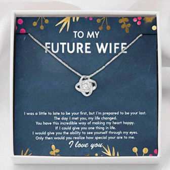 Future Wife Necklace, To My Future Wife Necklace, Last Everything Necklaces, Soulmate Gift For Her - Thegiftio UK