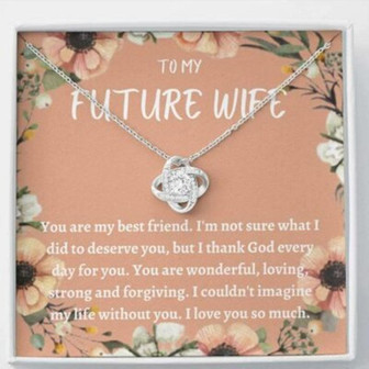 Future Wife Necklace, To My Future Wife Necklace Gift , You Are My Bestfriend , Only For Her Necklace - Thegiftio UK
