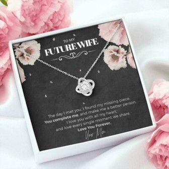Future Wife Necklace, To My Future Wife, You Are My Missing Piece Necklace , Engagement Gift For Girlfriend, Bride, Fiance - Thegiftio UK
