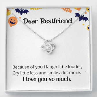 Gift For Bestfriend, Bff Gift, Friendship Gift, Friendship Necklace, Love Knot Necklace - Thegiftio UK