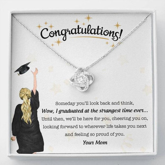 Gift For Daughter - So Proud Of You - The Love Knot Necklace - Thegiftio UK