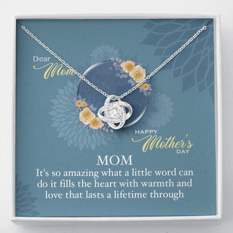Gift For Mom - So Amazing - The Love Knot Necklace - Thegiftio UK