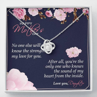 Gift For Mom - You're The Only One - The Love Knot Necklace - Thegiftio UK