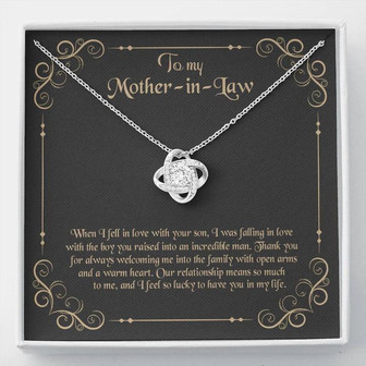 Gift For Mom-In-Law - The Love Knot Necklace - Thegiftio