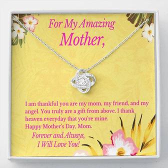 Gift For Mother's Day - Happy Mother's Day - Love Knot Necklace - Thegiftio UK