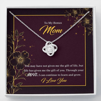 Gift For Stepmom - Love You, Mom - The Love Knot Necklace - Thegiftio UK