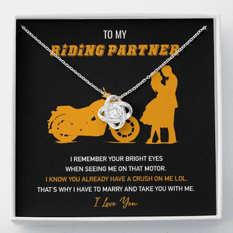 Gift For Wife - I Love You - The Love Knot Necklace - Thegiftio UK