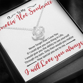 Gift For Wife - Love Knot Necklace - Thegiftio UK