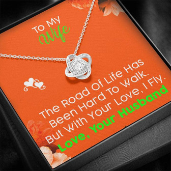 Gift For Wife - Love Knot Necklace - Thegiftio UK