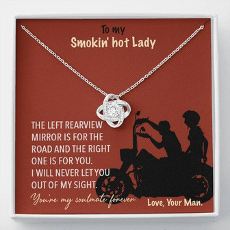 Gift For Wife - Never Let You Out Of My Sight - The Love Knot Necklace - Thegiftio UK