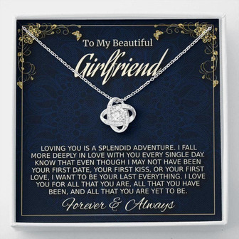 Girlfriend Necklace, Anniversary Necklace Gift For Girlfriend, Necklace Gift For Girlfriend, Christmas Gift - Thegiftio UK