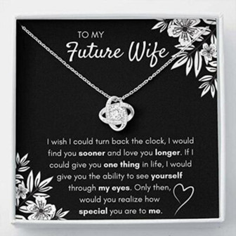 Girlfriend Necklace, Future Wife Necklace Gift Find You Sooner Necklace. Engagement Engaged Girlfriend - Thegiftio UK