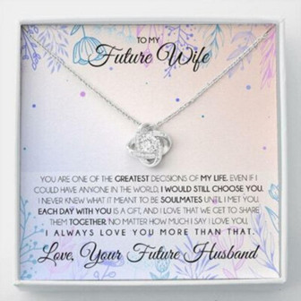 Girlfriend Necklace, Future Wife Necklace, Necklace Gift For Future Wife From Husband, Gift For Girlfriend, Bride, Fiance, Wedding - Thegiftio UK
