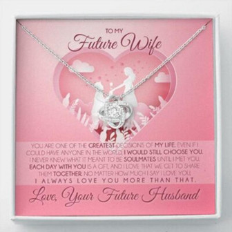Girlfriend Necklace, Future Wife Necklace, Necklace Gift For Future Wife From Husband, Gift For Girlfriend, Bride, Fiance, Wedding - Thegiftio UK