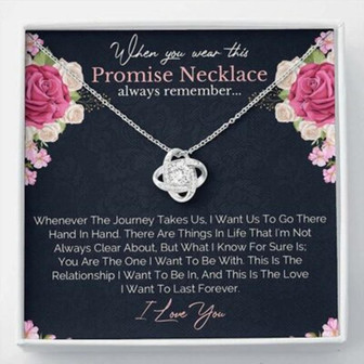 Girlfriend Necklace, Future Wife Necklace, Promise Necklace For Her, Promise Necklace For Future Wife Girlfriend - Thegiftio UK