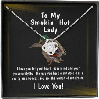 Girlfriend Necklace, Future Wife Necklace, Soulmate Necklace Gift For Her, Smokin Hot Lady, Future Wife Girlfriend Necklace - Thegiftio UK