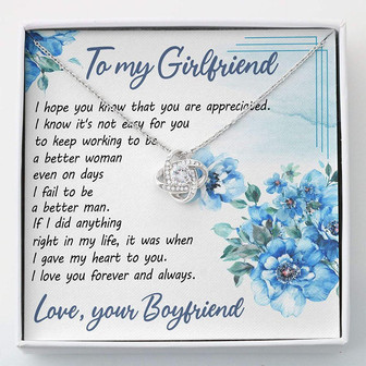 Girlfriend Necklace , Gift For Girlfriend Necklace -Necklace With Gift Box - Thegiftio UK