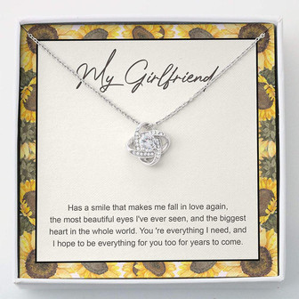 Girlfriend Necklace , Gift For Girlfriend Necklace , Necklace With Gift Box - Thegiftio UK