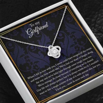 Girlfriend Necklace, To My Girlfriend Gift Necklace, Necklace For Girlfriend, Gift For Her, Anniversary Gift - Thegiftio UK