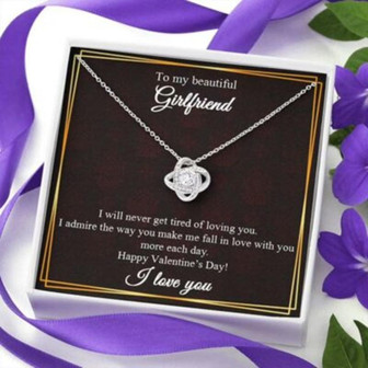 Girlfriend Necklace, To My Girlfriend Necklace, Gift For Her, Necklace For Girlfriend, Valentine Gift - Thegiftio UK